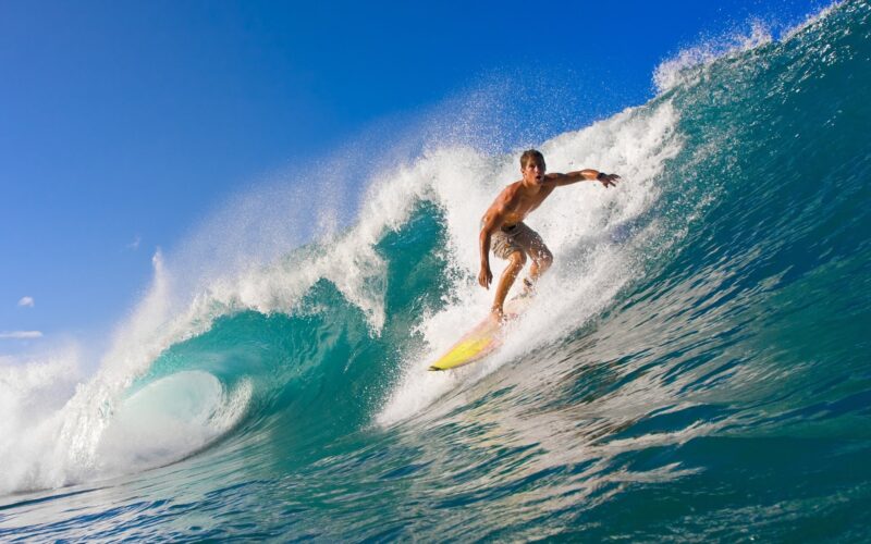 Adrenalina en surf competitivo