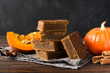 Brownie de calabaza