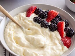 cómo hacer fluffy yogurt receta